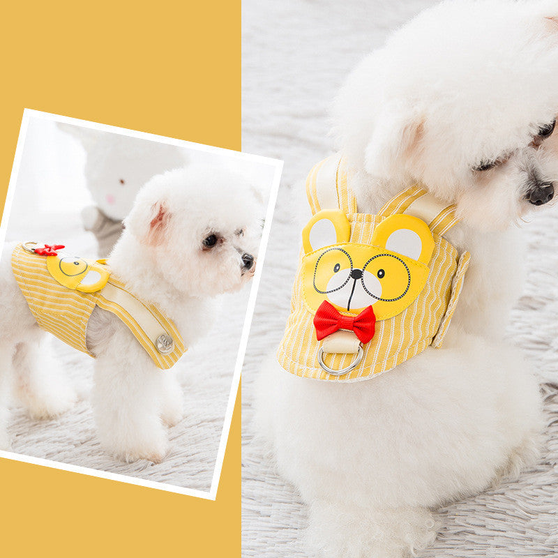 Cute Pet Harness Leash Set