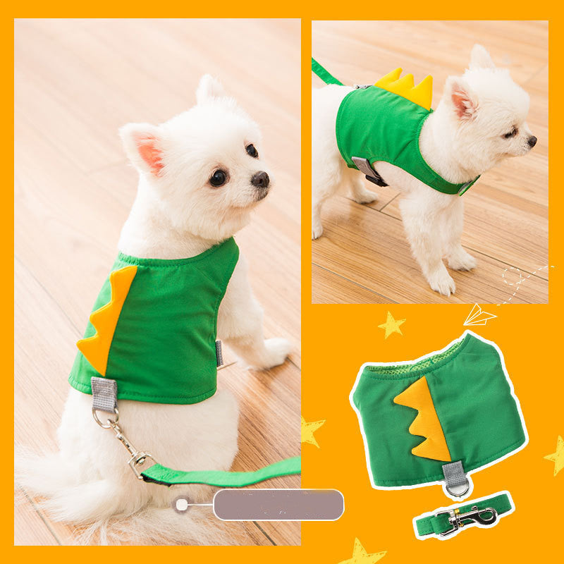 Cute Pet Harness Leash Set