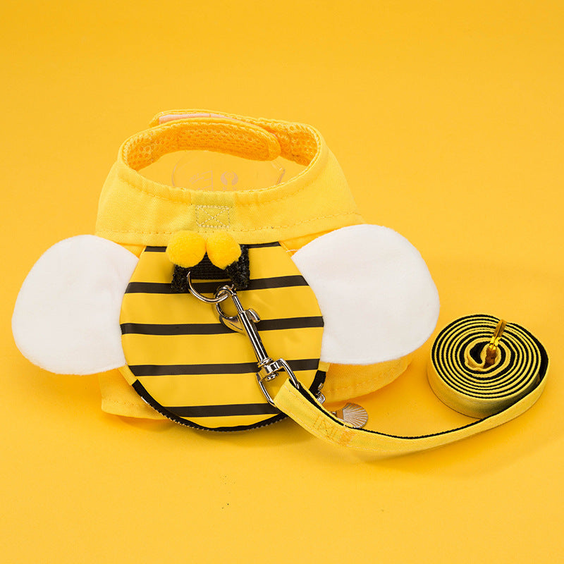 Cute Pet Harness Leash Set
